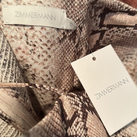 NWT ZIMMERMANN 🐍 print dress retail: $640+ - Picture 13 of 14